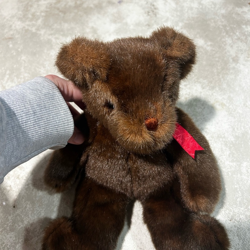 1991 Ty Classics Collection "Baby PJ" the Brown Teddy Bear (10 inch) No Tag